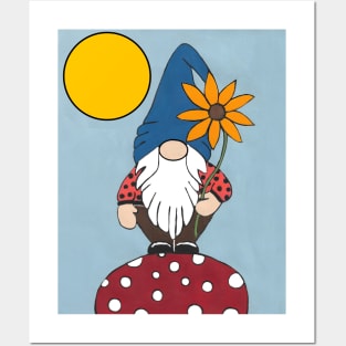 Sunny Day Gnome Posters and Art